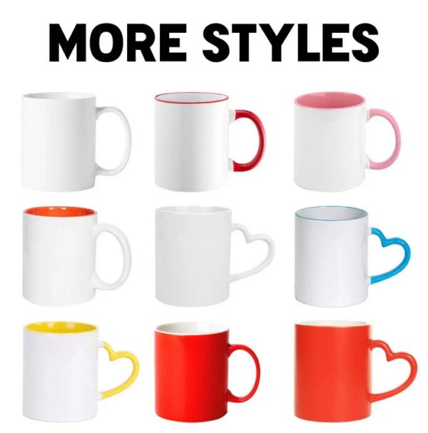 Sublimation Ceramic Coffee Mug - Image 3