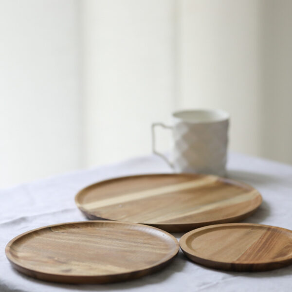 Acacia wooden plate - Image 3