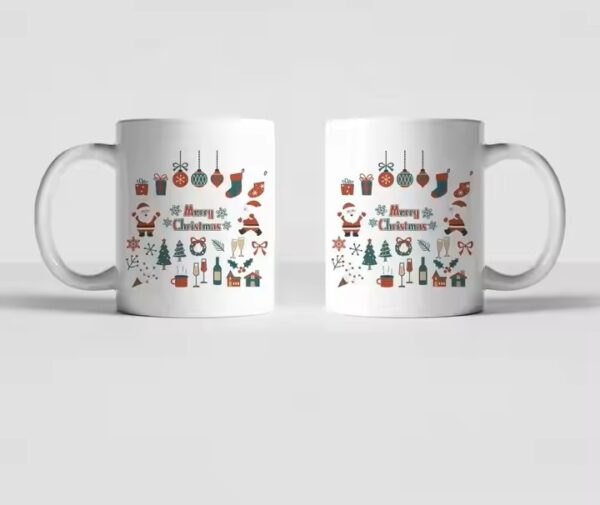Christmas Tree Ceramic Coffee Mugs - Image 3