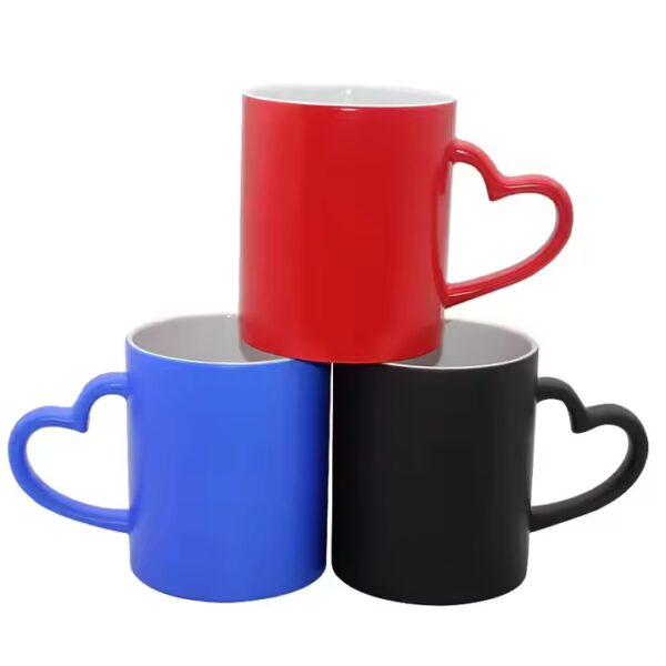 Custom Ceramic Love Color-Change Mug - Image 2