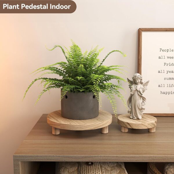 Wooden flower stool