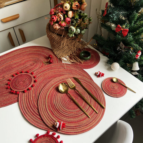 Round Braided Placemats - Image 2