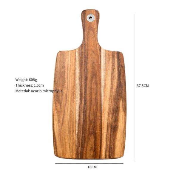 Wood Cutting Board with handle - Image 2