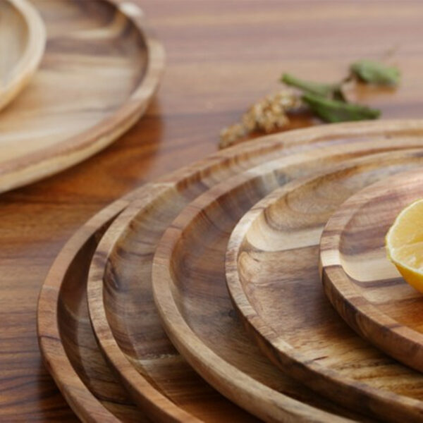 Acacia wooden plate - Image 2