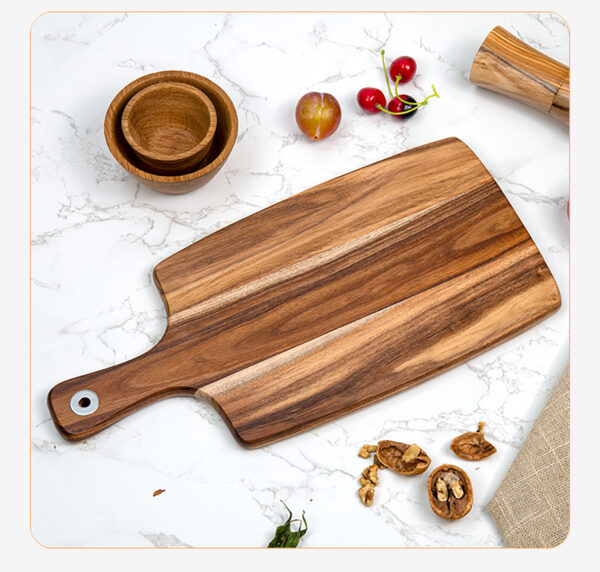 Wood Cutting Board with handle - Image 4
